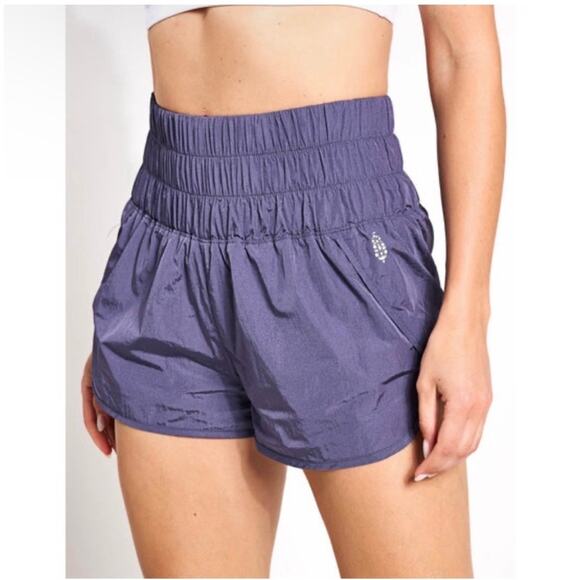 Free People Pants - Free People Movement The Way Home Shorts Purple Lined Running Athletic S Sporty